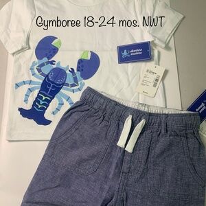 Gymboree Island Getaway 18-24 months NWT 2 piece  set